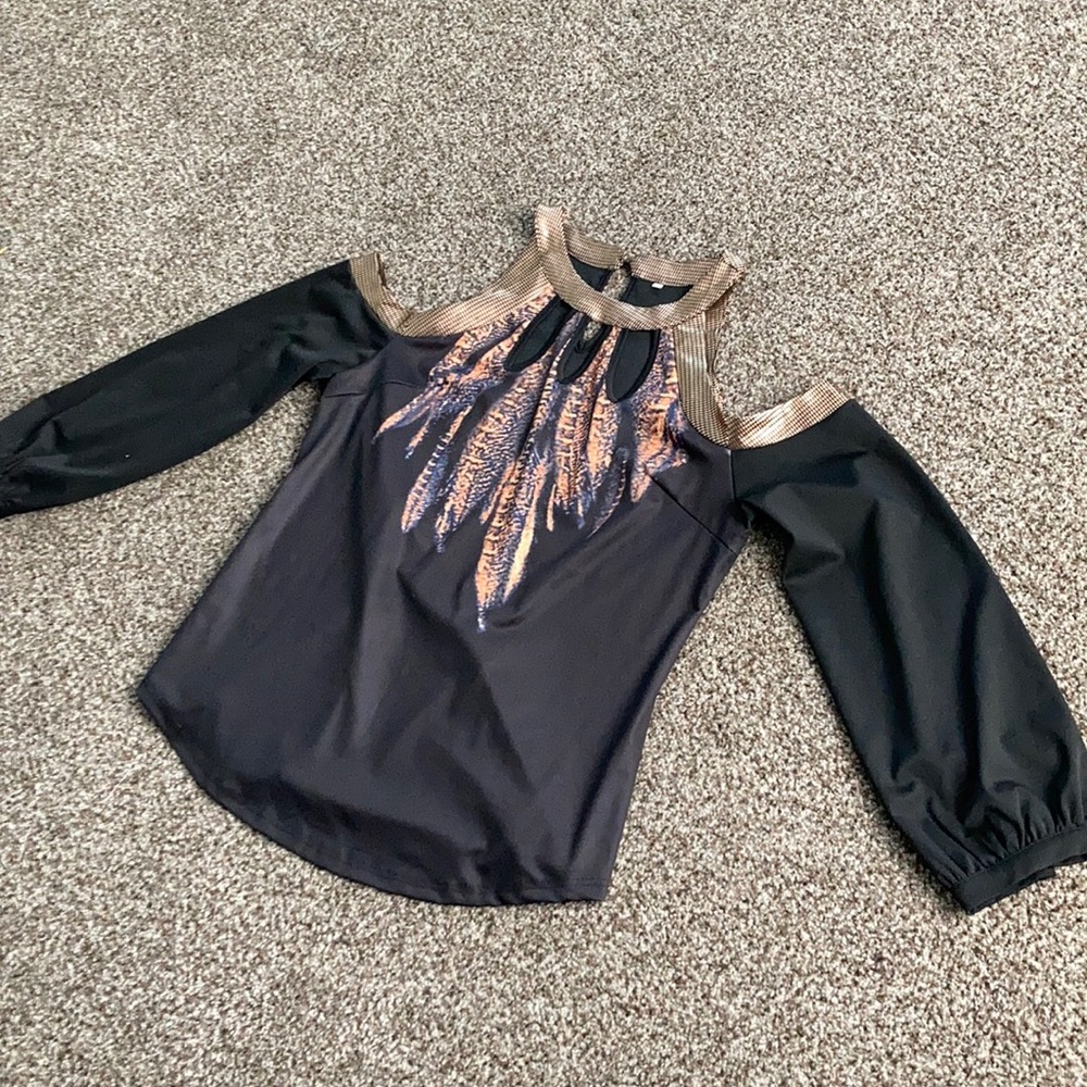 Beautiful black blouse XL